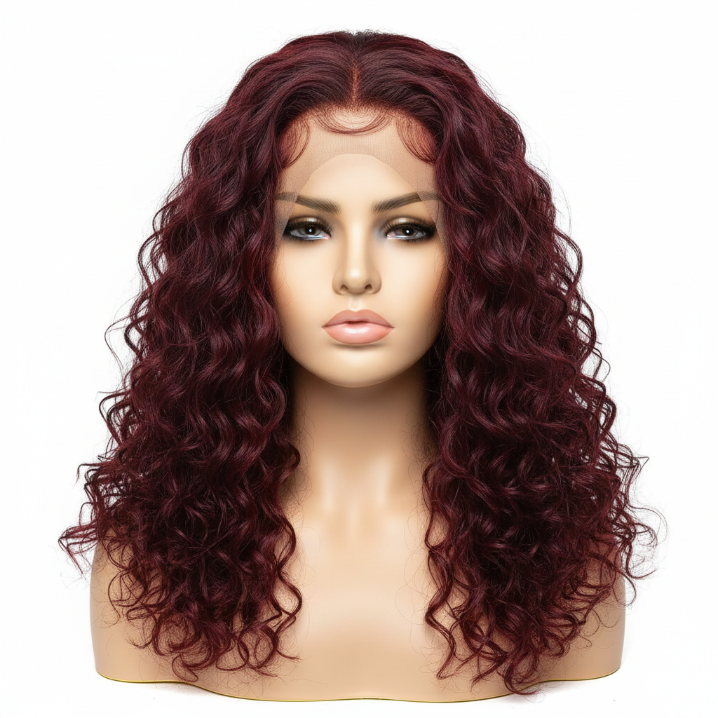 Burgundy Cambodian Curly