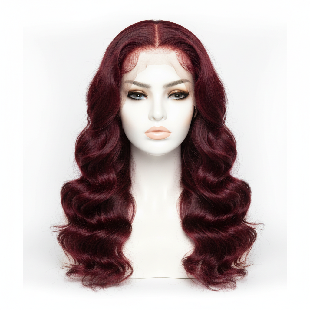 Burgundy Deep Wave