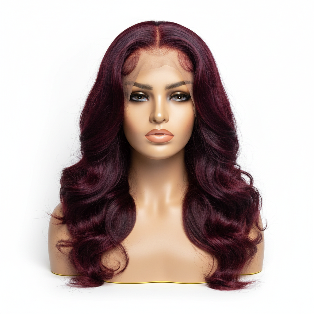 Burgundy Loose Deep Wave