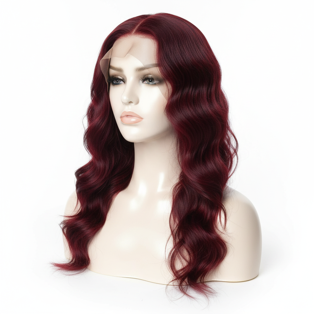 Burgundy Water Waves