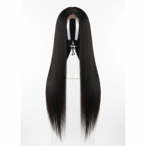 Drawstring wig product display