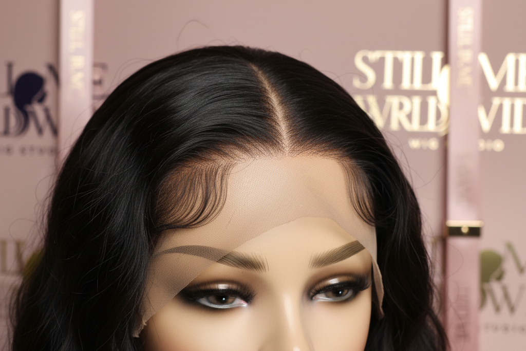 HD lace hairline detail