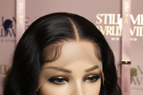 HD lace hairline detail