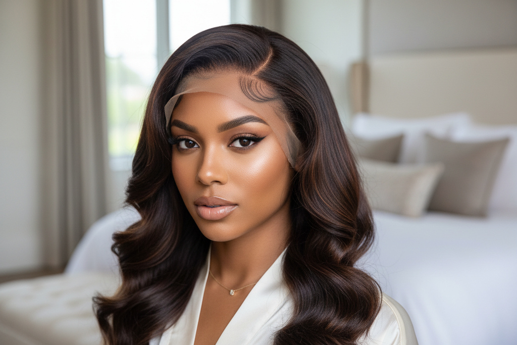 HD lace wig lifestyle shot