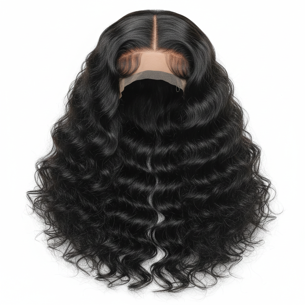 Body wave curl texture detail