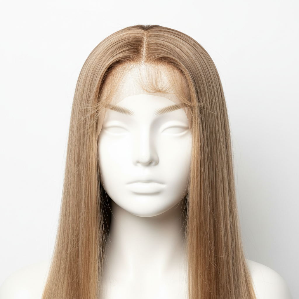 Sandy blonde 13x6 HD frontal lace human hair wig