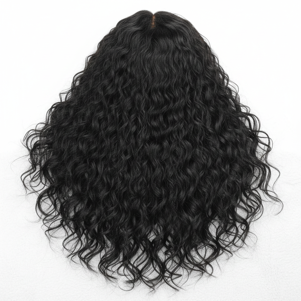 Water wave curl pattern detail