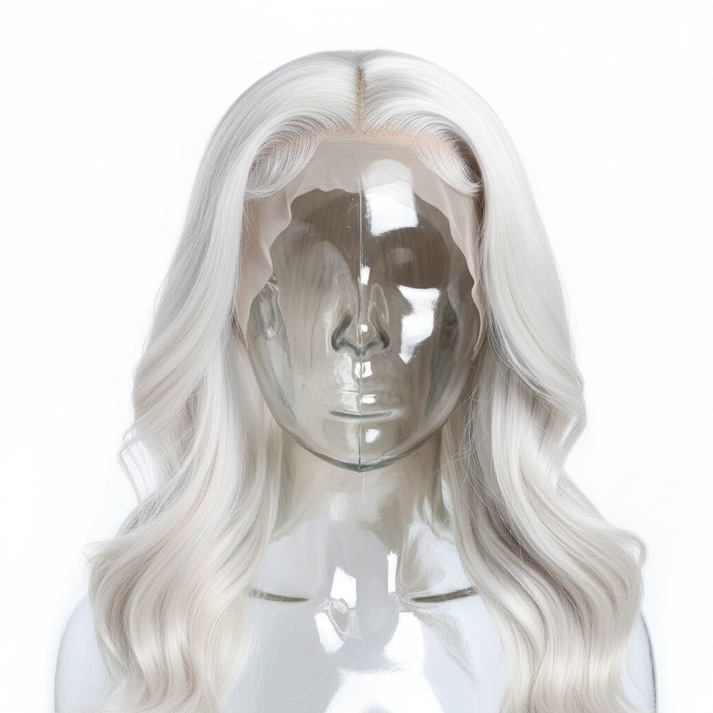 Platinum blonde 13x6 HD lace detail