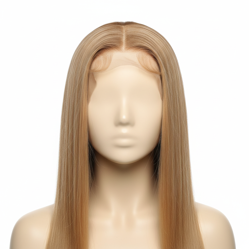 Sandy blonde 13x4 HD frontal lace human hair wig