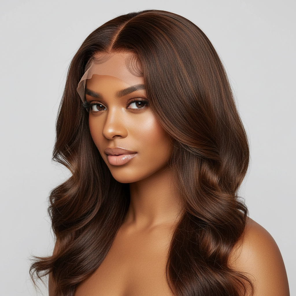 Brown 13x6 HD frontal on model