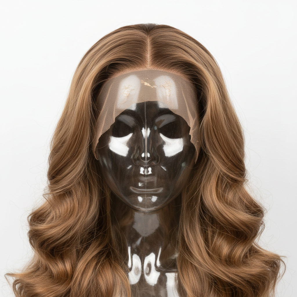 Light brown 13x4 transparent lace detail