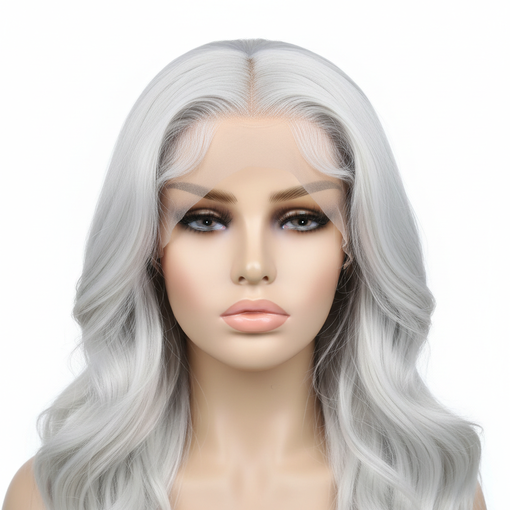 Platinum blonde 13x4 transparent lace detail