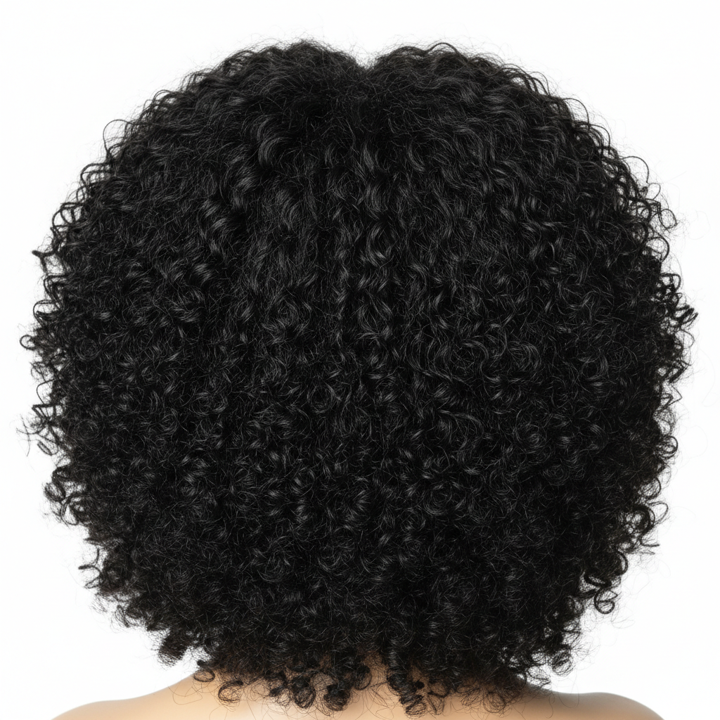 Kinky curly texture detail