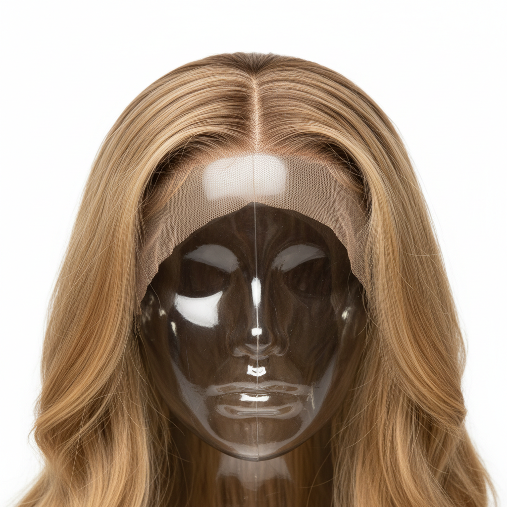 Honey blonde 13x4 HD lace detail