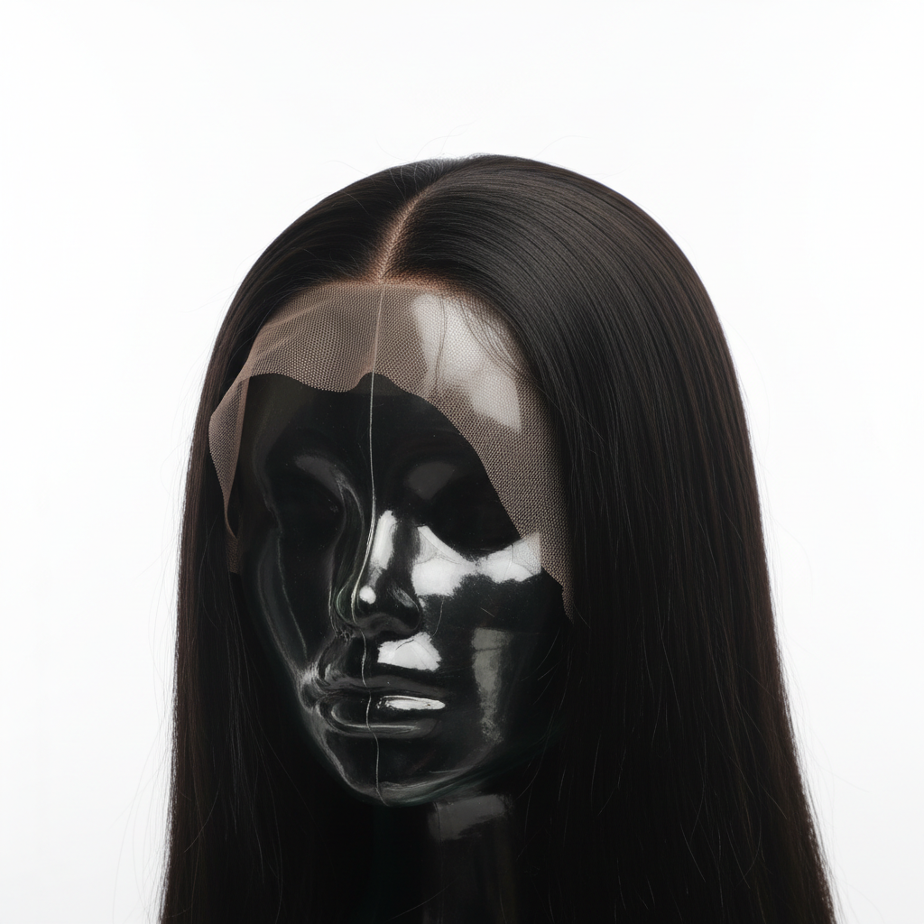 HD lace front detail showing natural hairline