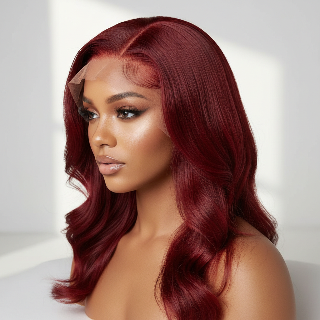 Red 13x6 HD frontal on model