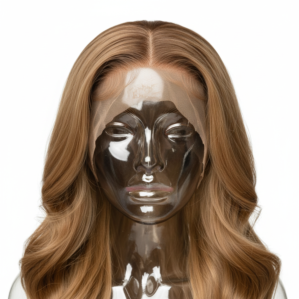 Light brown 13x6 transparent lace detail