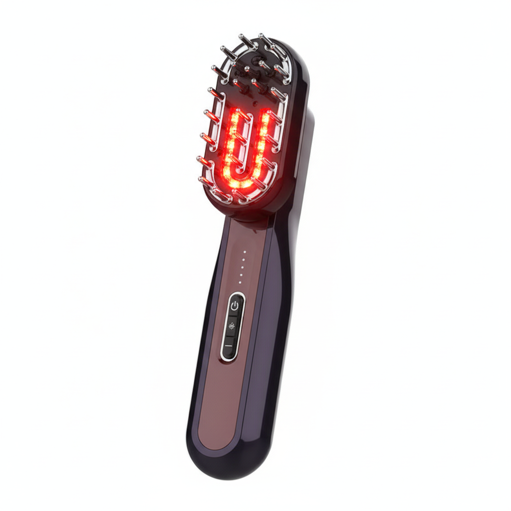 Scalp Massage Comb with Red Light